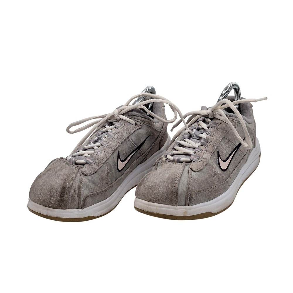 Nike Shoes‎ Womens Size 8.5 Gray Suede Low Top Walking Athletic Sneakers 311143